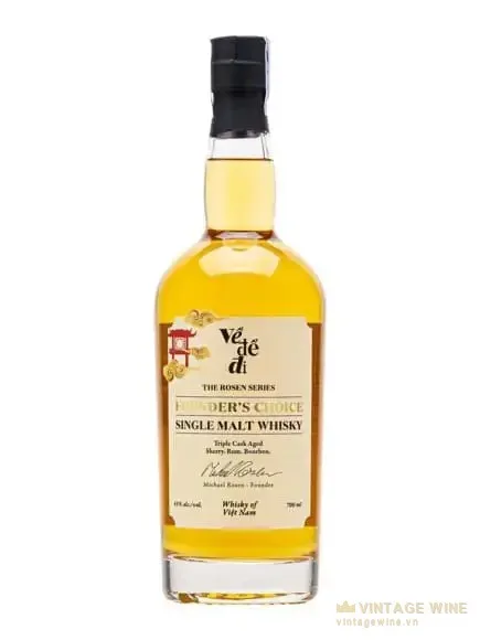 Ve de di Founder's Choice Whisky Việt Nam