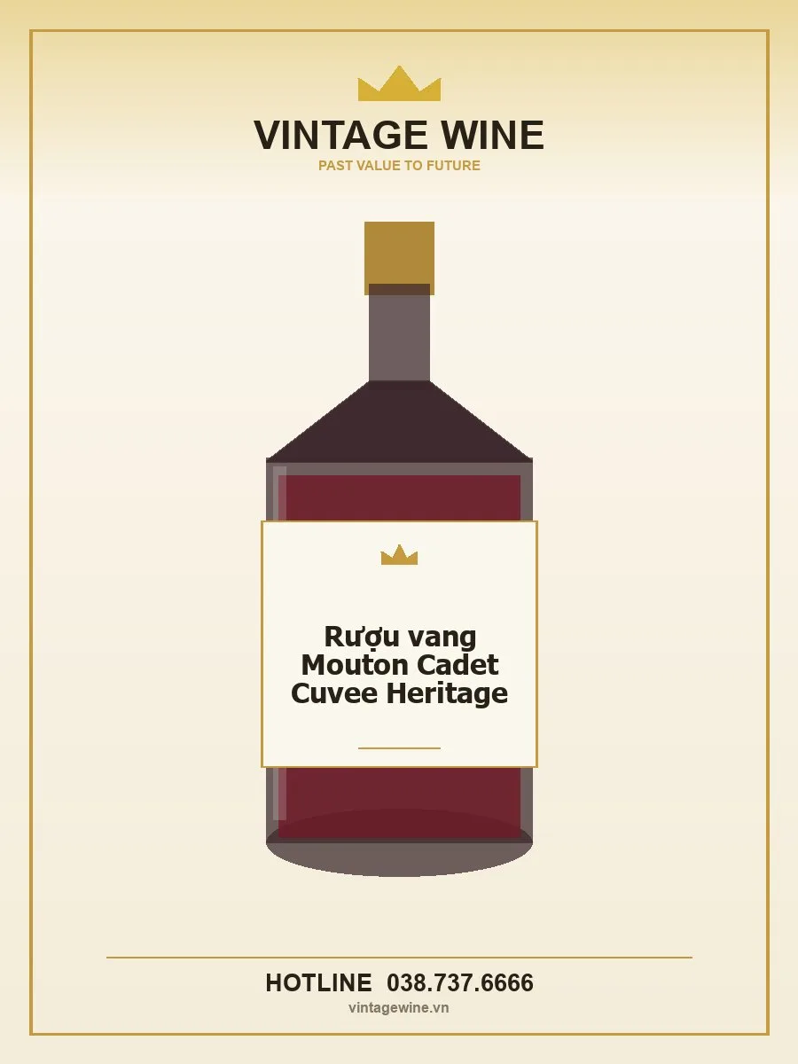 Rượu vang Mouton Cadet Cuvee Heritage