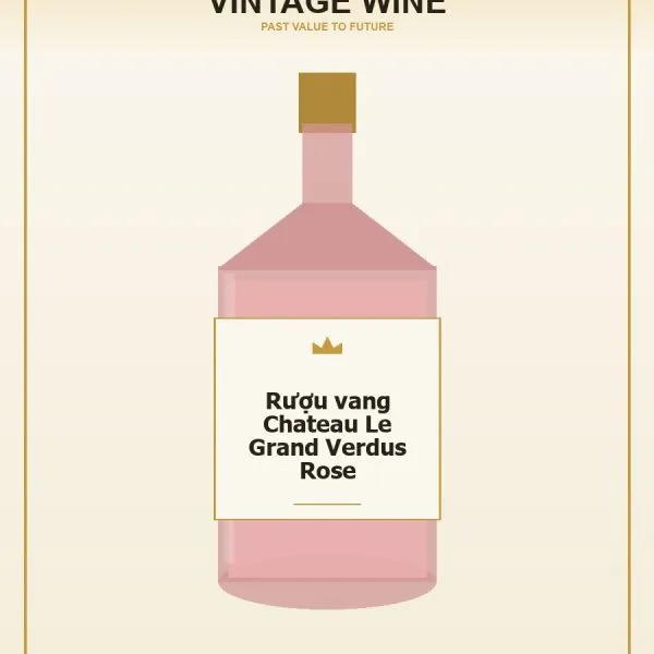 Rượu vang Chateau Le Grand Verdus Rose