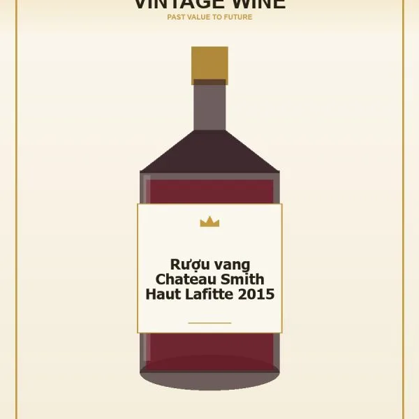 Rượu vang Chateau Smith Haut Lafitte 2015