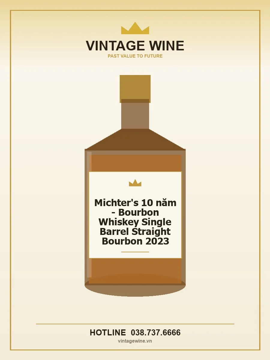 Michter's 10 năm - Bourbon Whiskey Single Barrel Straight Bourbon 2023