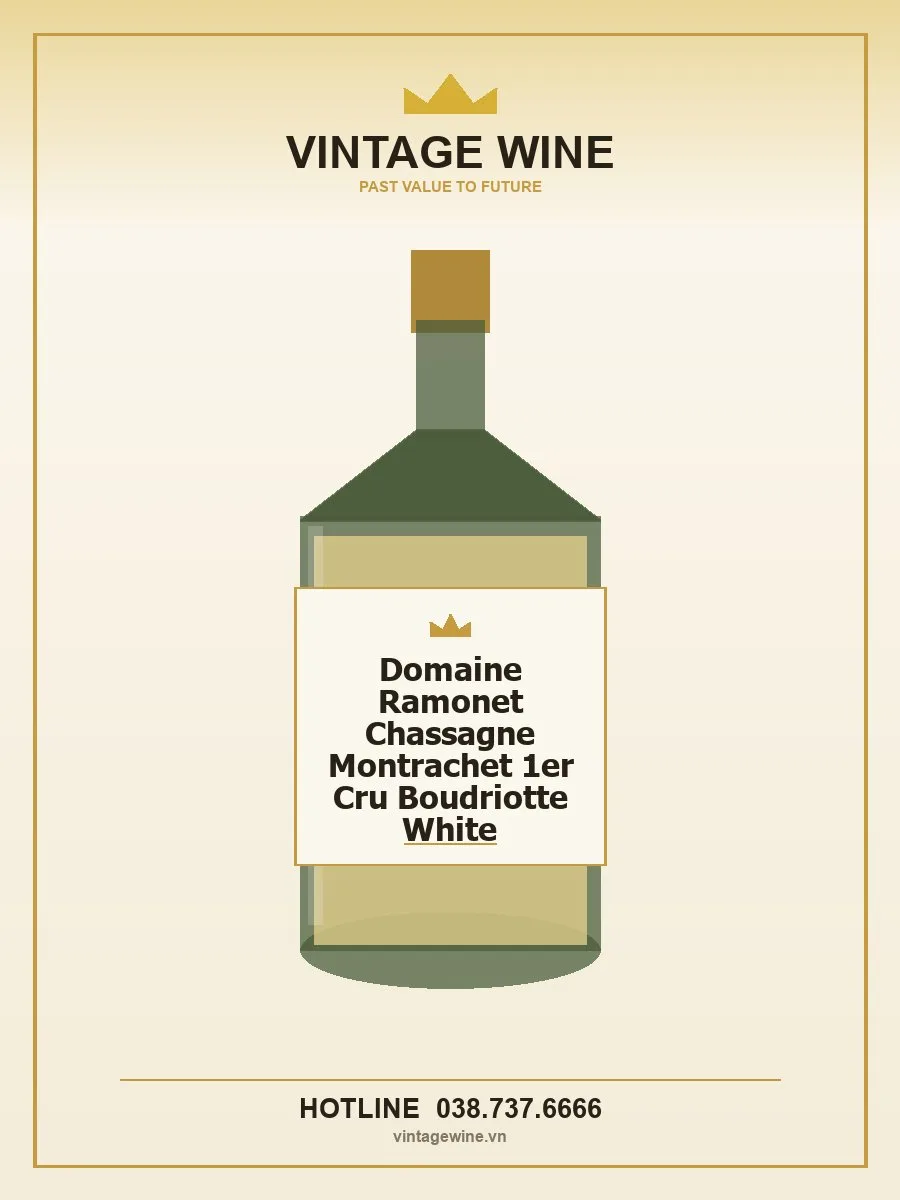 Domaine Ramonet Chassagne Montrachet 1er Cru Boudriotte White