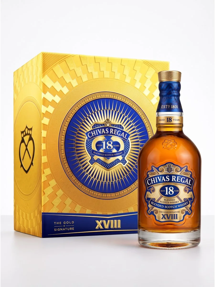 Chivas 18 năm Gold Signature - Hộp quà Tết 2027 – ảnh minh hoạ hộp quà