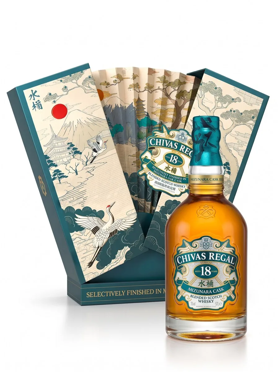 Chivas 18 năm Mizunara - Hộp quà Tết 2027 – ảnh minh hoạ hộp quà