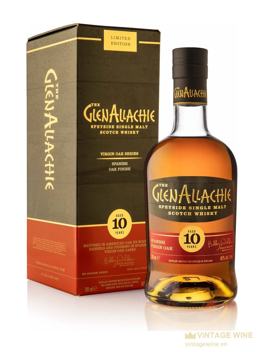 GlenAllachie 10 năm - Spanish Virgin Oak