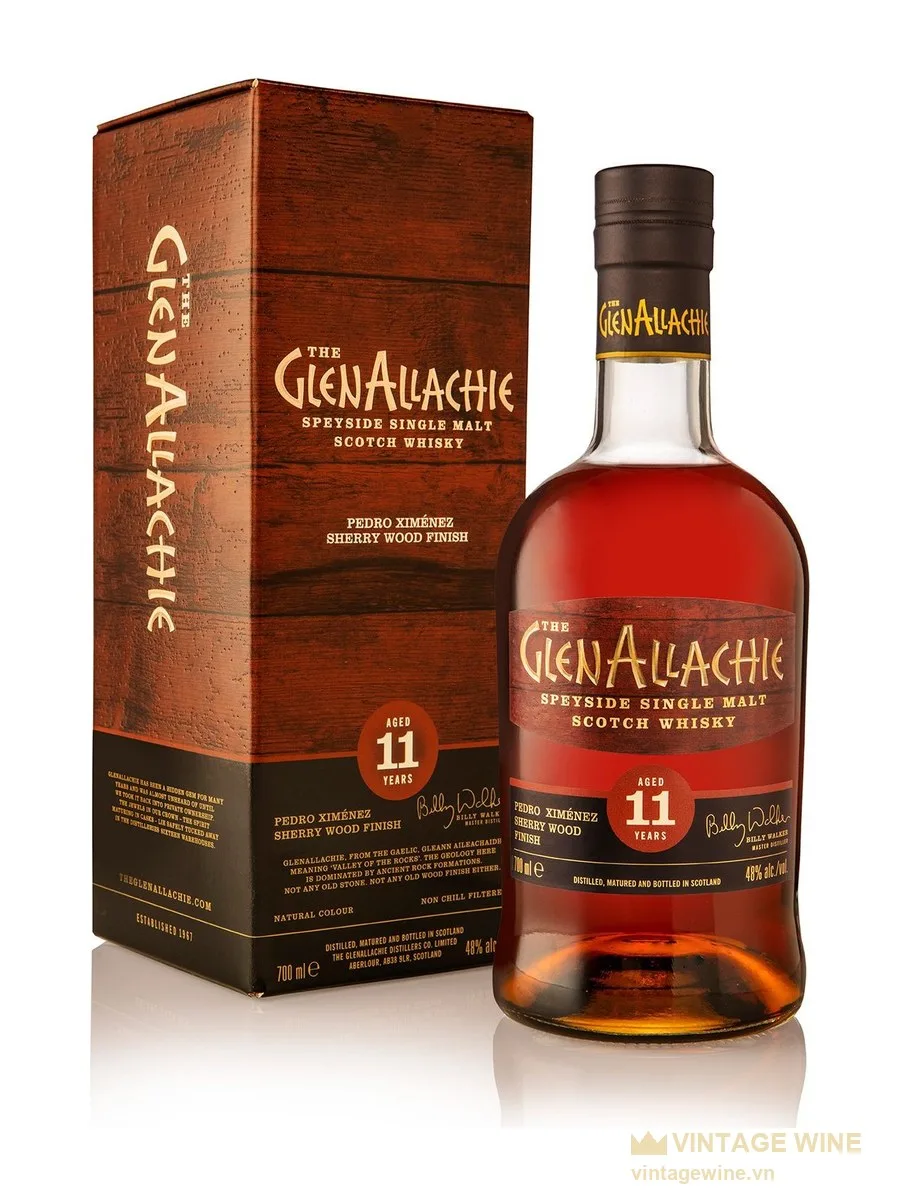 GlenAllachie 11 năm - Pedro Ximénez Wood Finish