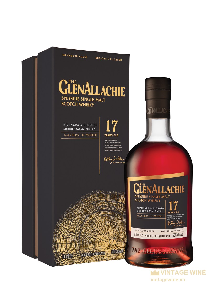 GlenAllachie 17 năm - Mizunara & Oloroso Sherry Cask Finish