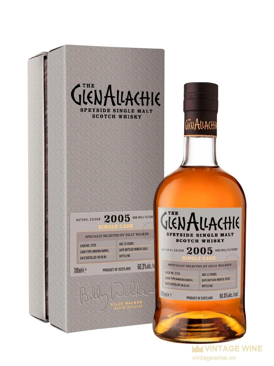 GlenAllachie 2005 Cask No.3755