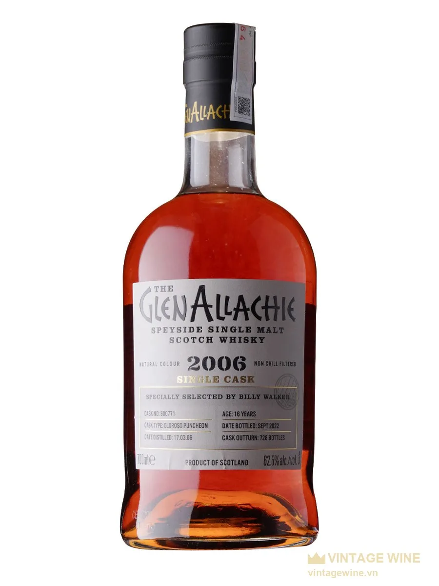 GlenAllachie 2006 Cask No.800771