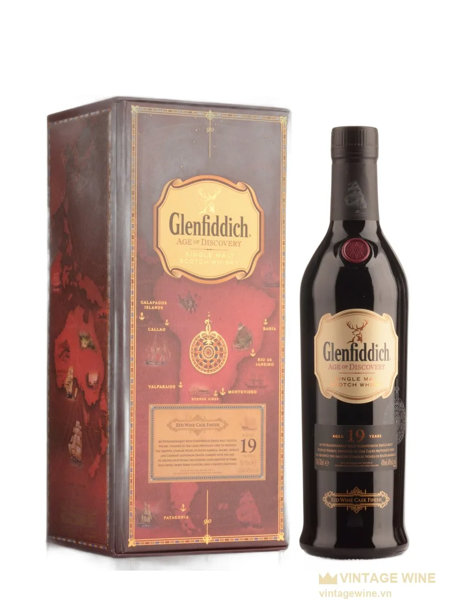 Glenfiddich 19 năm Age of Discovery - Red Wine Cask Finish