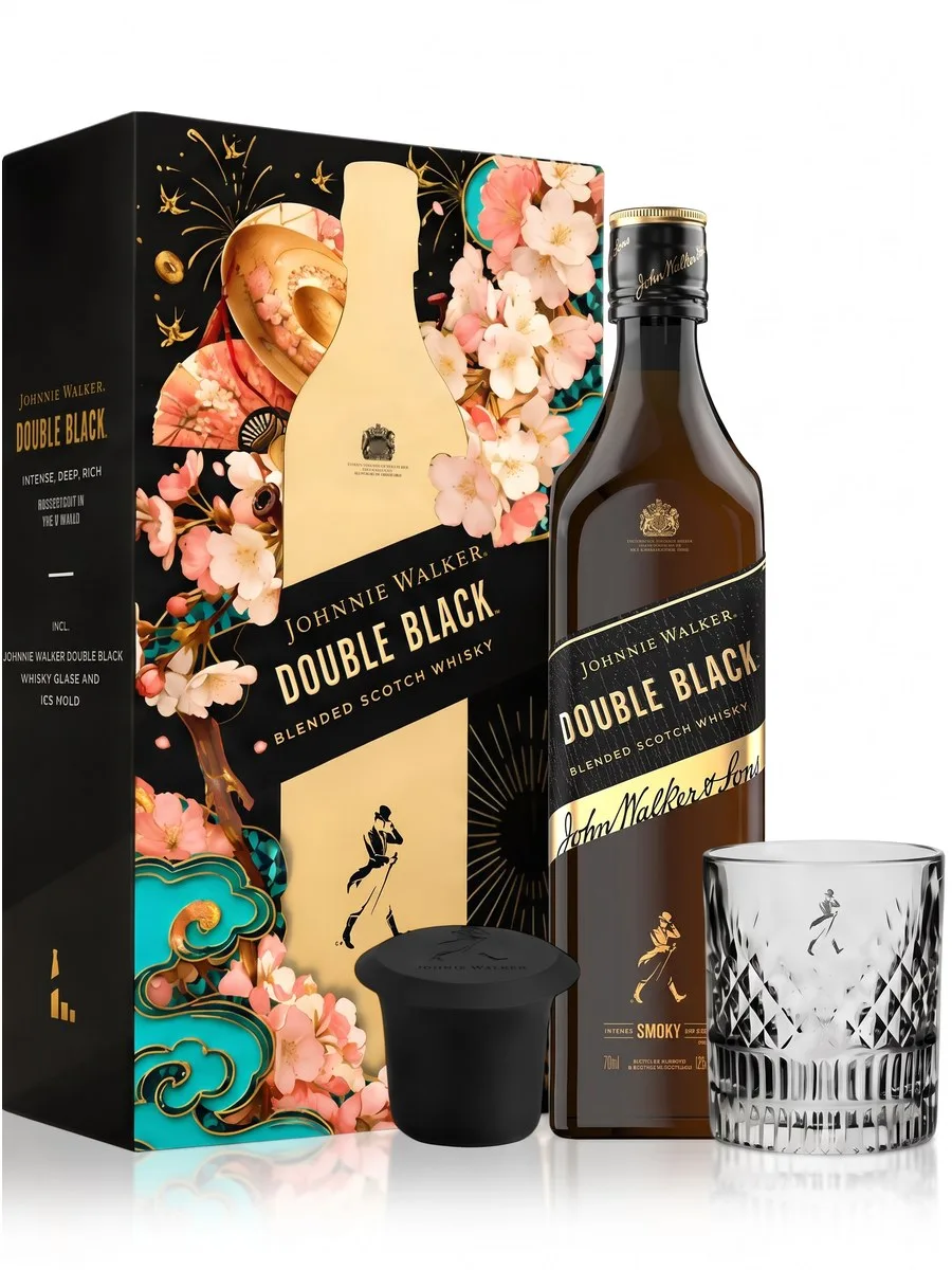 Johnnie Walker Double Black 1L - Hộp quà Tết 2027 – ảnh minh hoạ hộp quà
