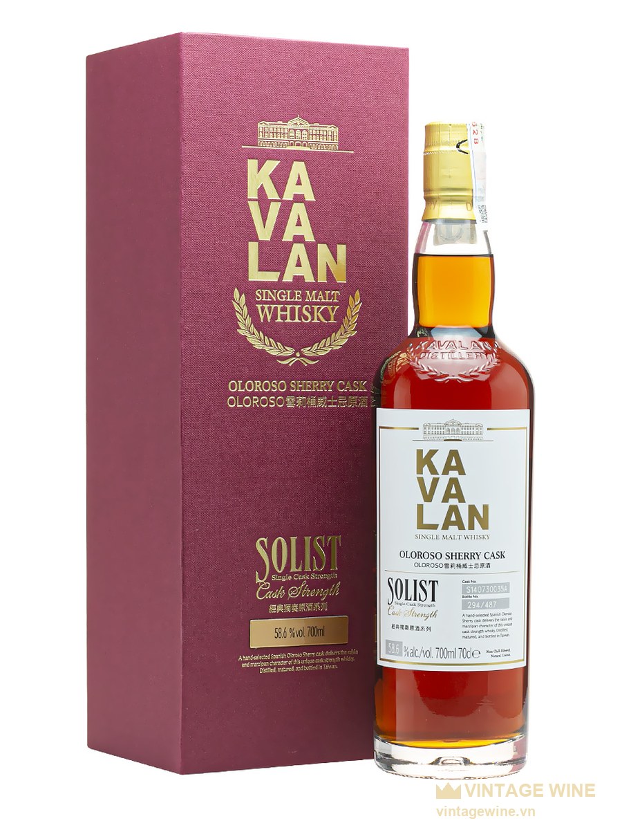 Kavalan Solist Oloroso Sherry Cask Single Malt Whisky Đài Loan