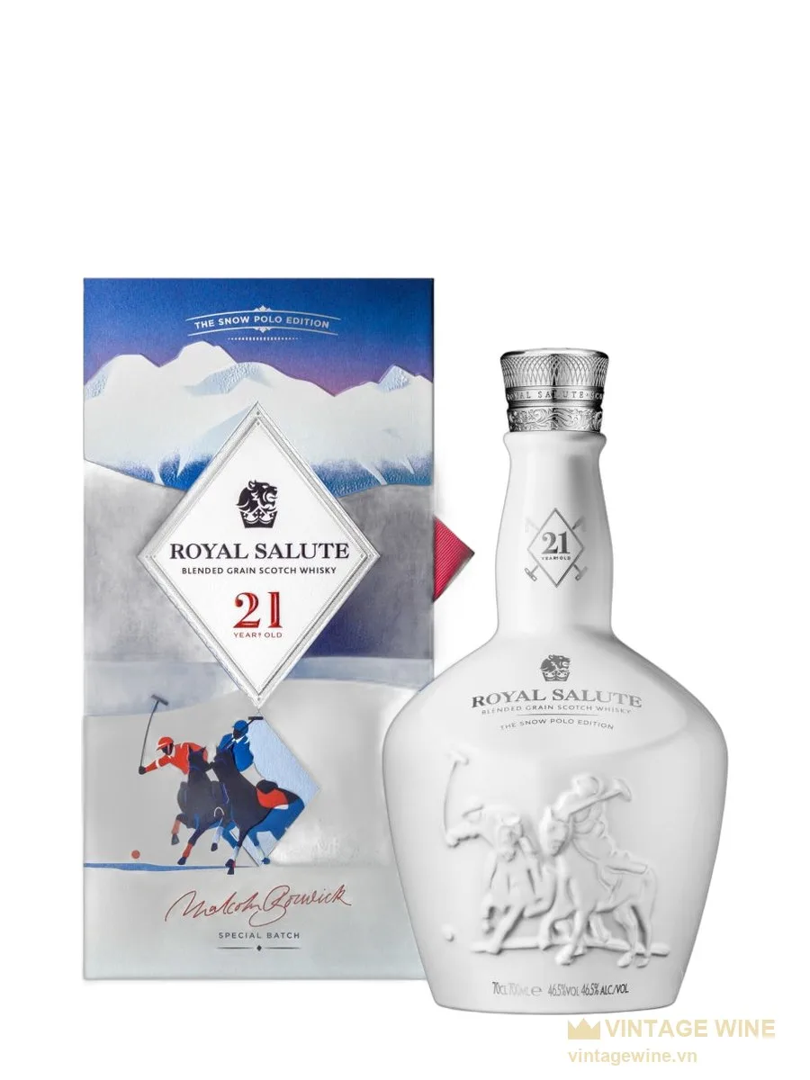 Royal Salute 21 năm - Snow Polo Edition