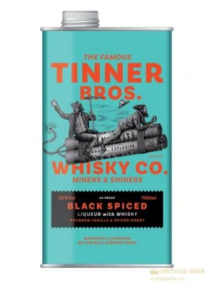 Rượu Tinner Bros Black Spiced Whisky Liqueur