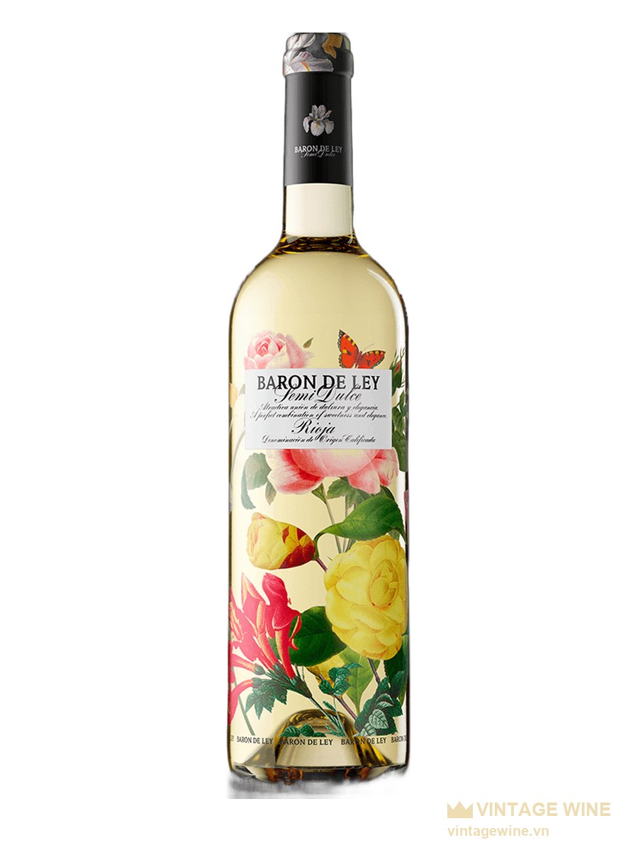 Rượu vang Baron de Ley Blanco Semidulce Rioja