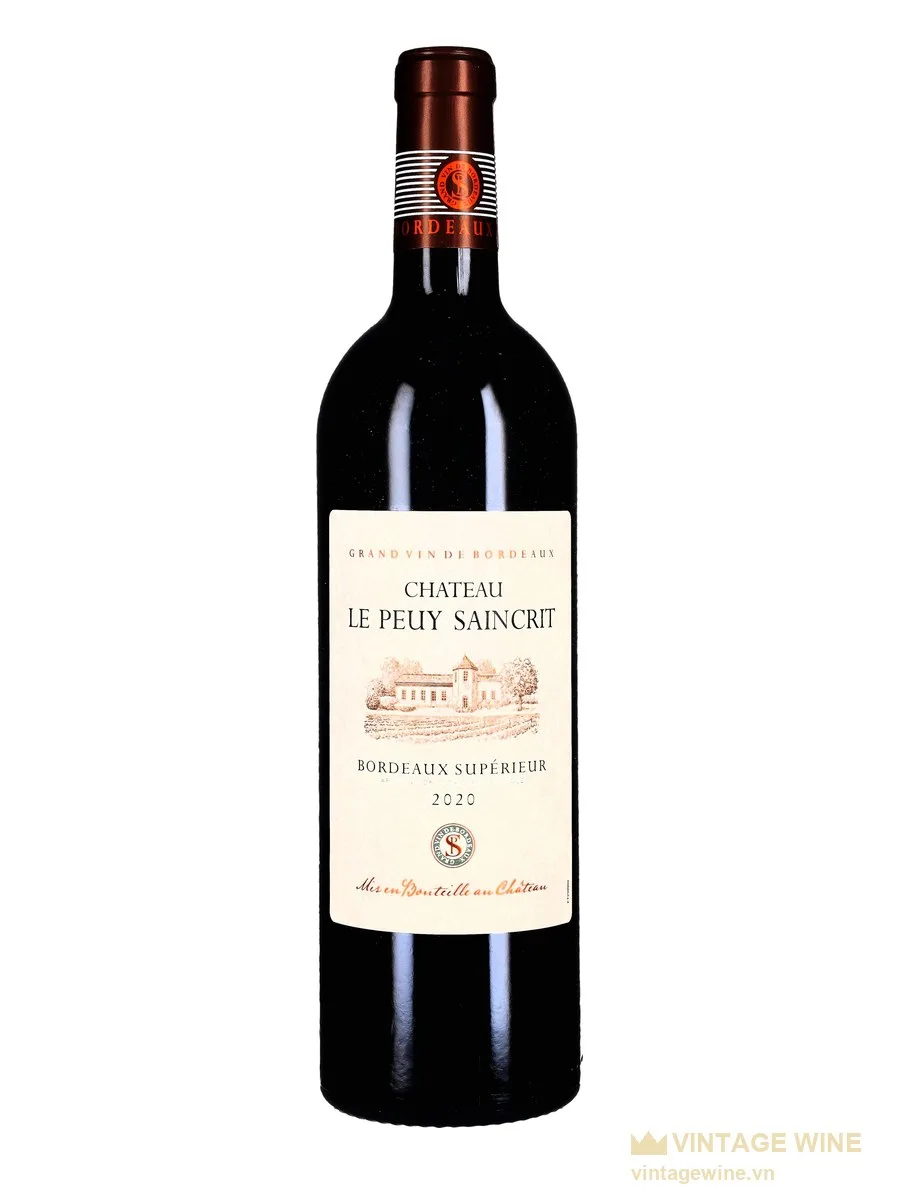 Rượu vang Chateau Le Peuy Saincrit Bordeaux Superieur