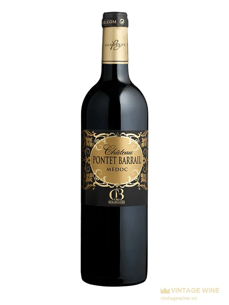 Rượu vang Chateau Pontet Barrail Medoc Cru Bourgeois