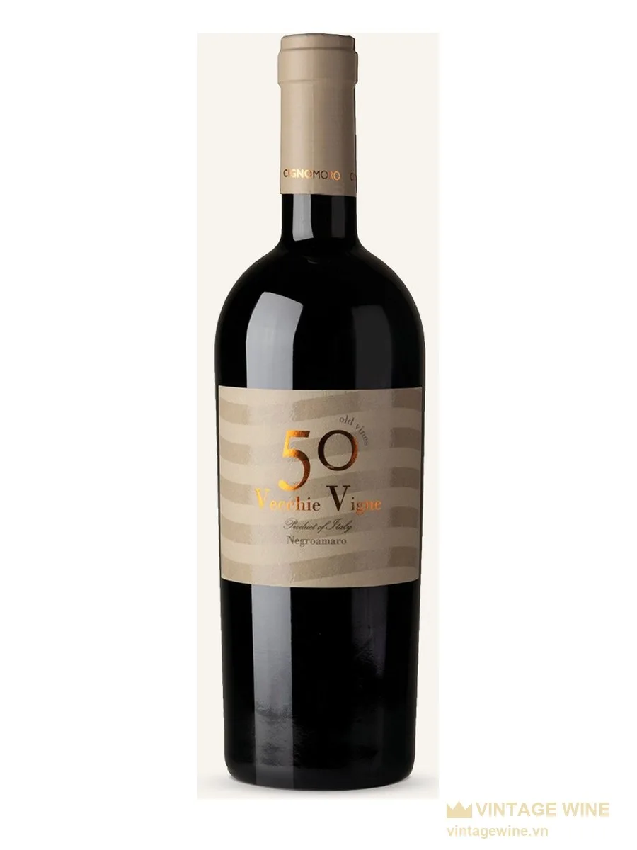 Rượu vang Cignomoro 50 Vecchie Vigne Negroamaro