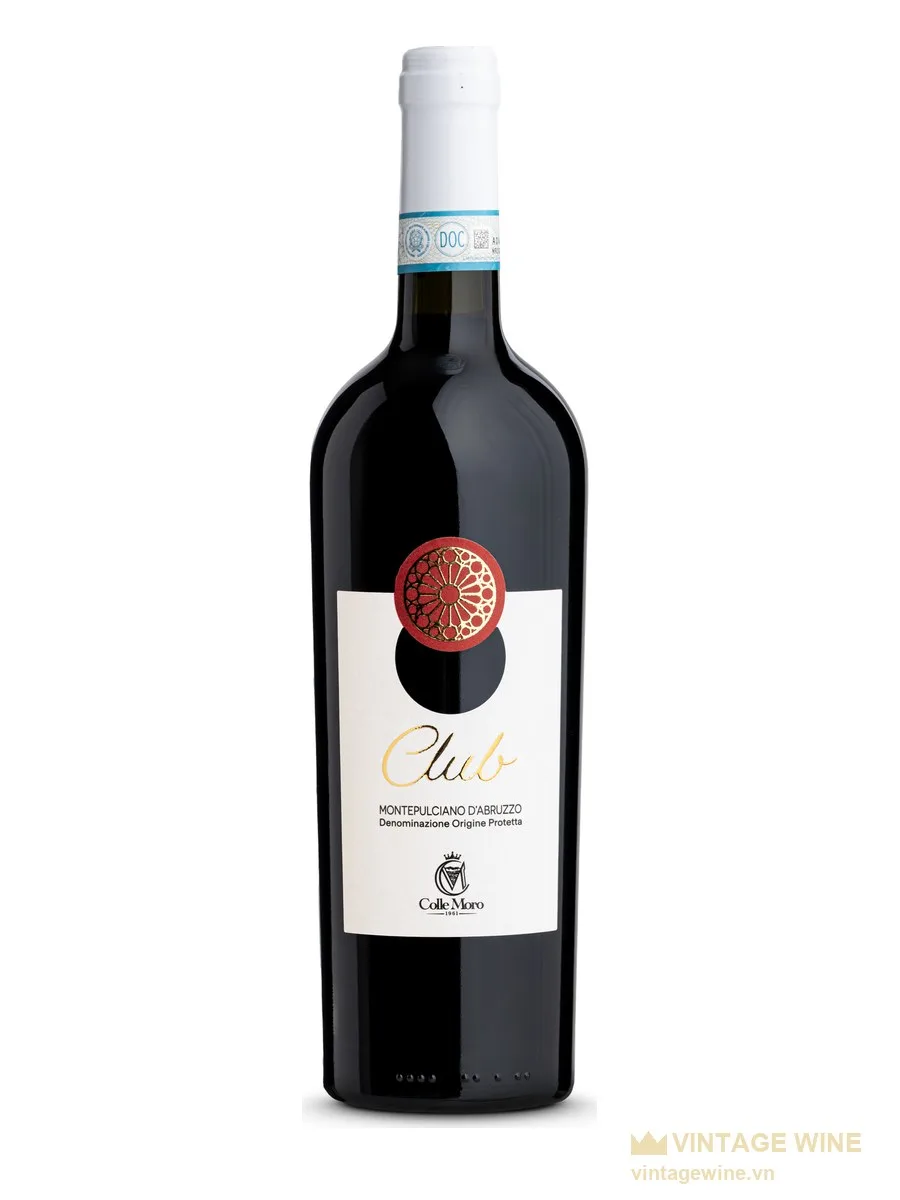 Rượu vang Colle Moro Club Montepulciano d'Abruzzo