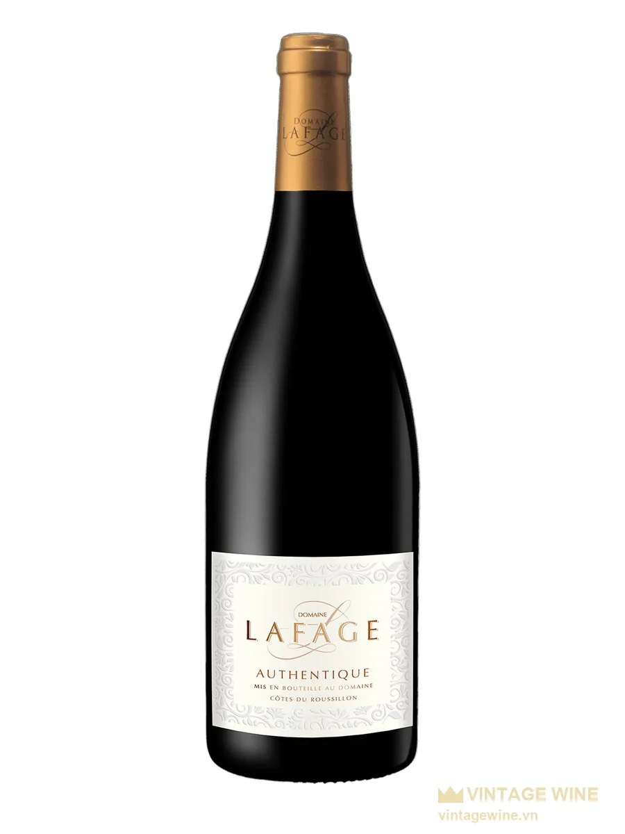 Rượu vang Domaine Lafage Authentique Côtes du Roussillon
