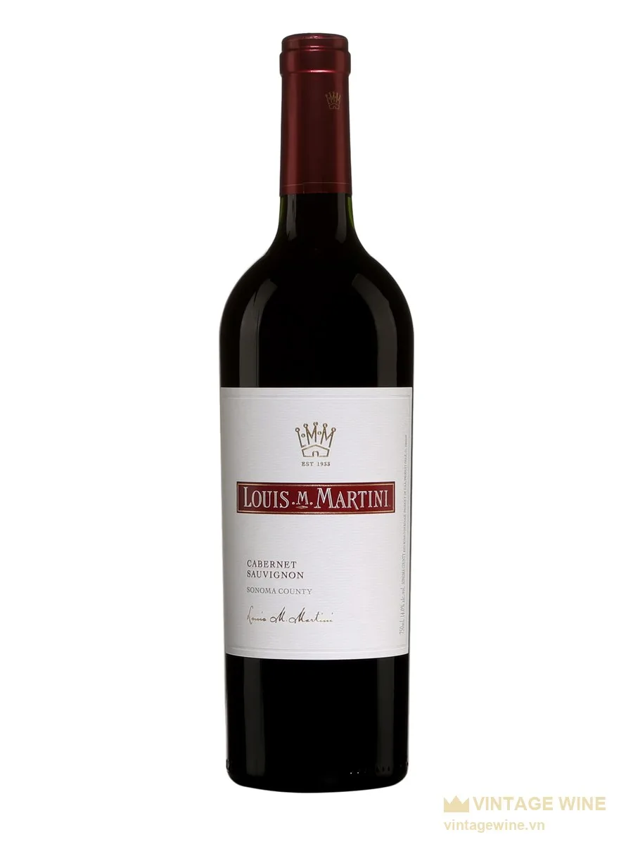 Rượu vang Louis M. Martini Cabernet Sauvignon Sonoma County