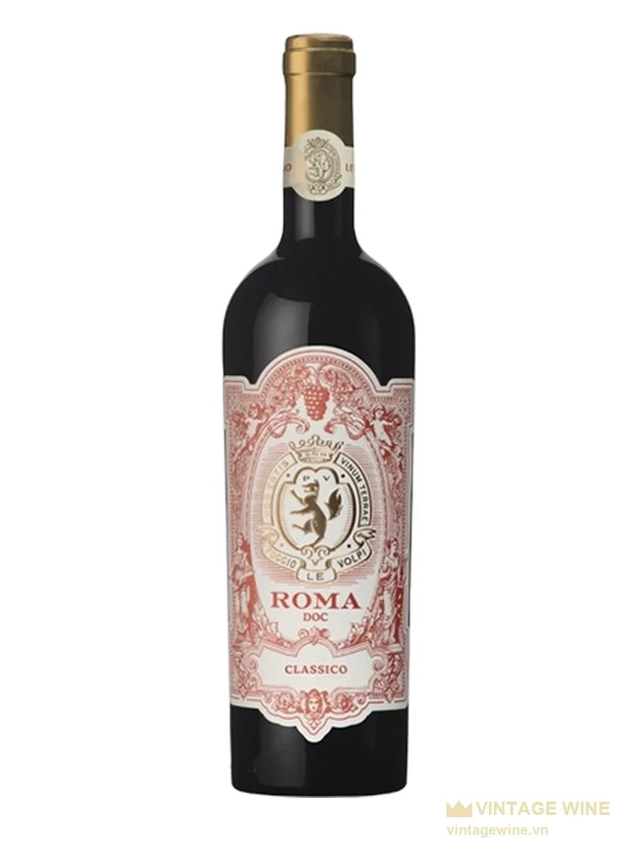 Rượu vang Poggio Le Volpi Roma DOC Rosso