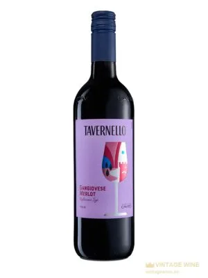 Rượu vang Tavernello Sangiovese Merlot Rubicone