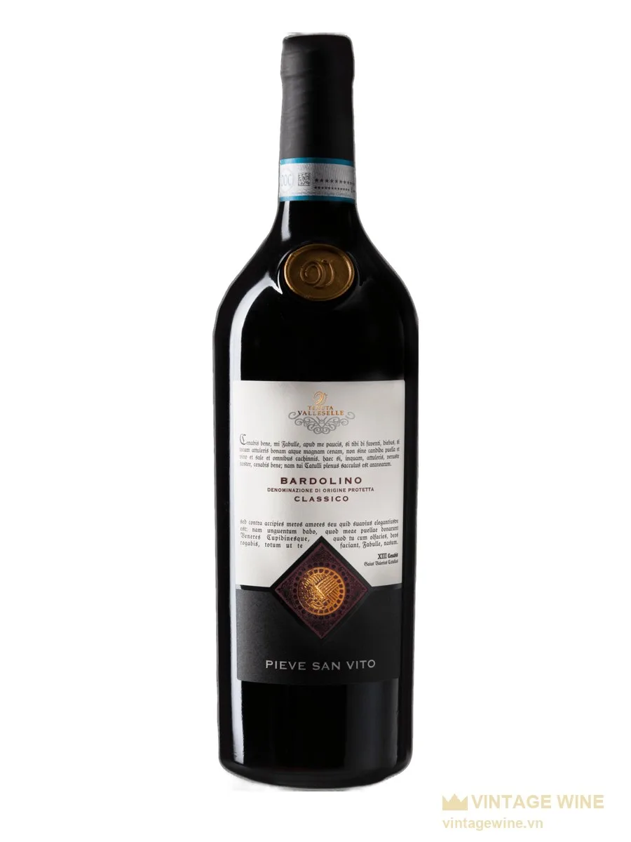 Rượu vang Tinazzi Tenuta Valleselle Pieve San Vito Bardolino Classico