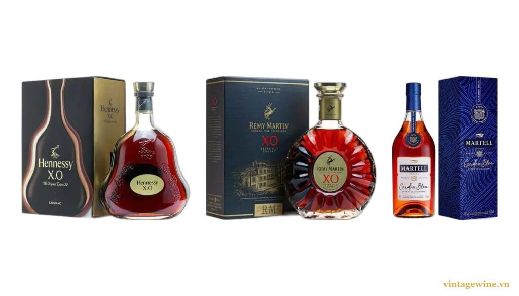 Thu mua cognac và rượu biếu Tết: Hennessy XO, Rémy Martin XO, Martell Cordon Bleu