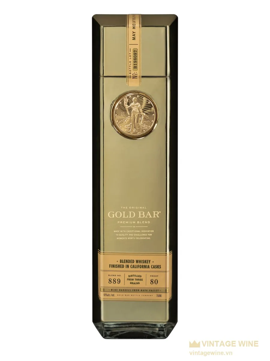 Whiskey Gold Bar Original Premium Blend 750ml
